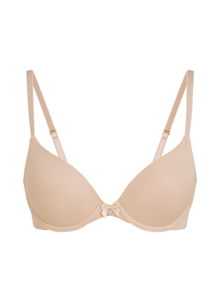 Soutien-gorge à armatures préformé Plunge, Beige