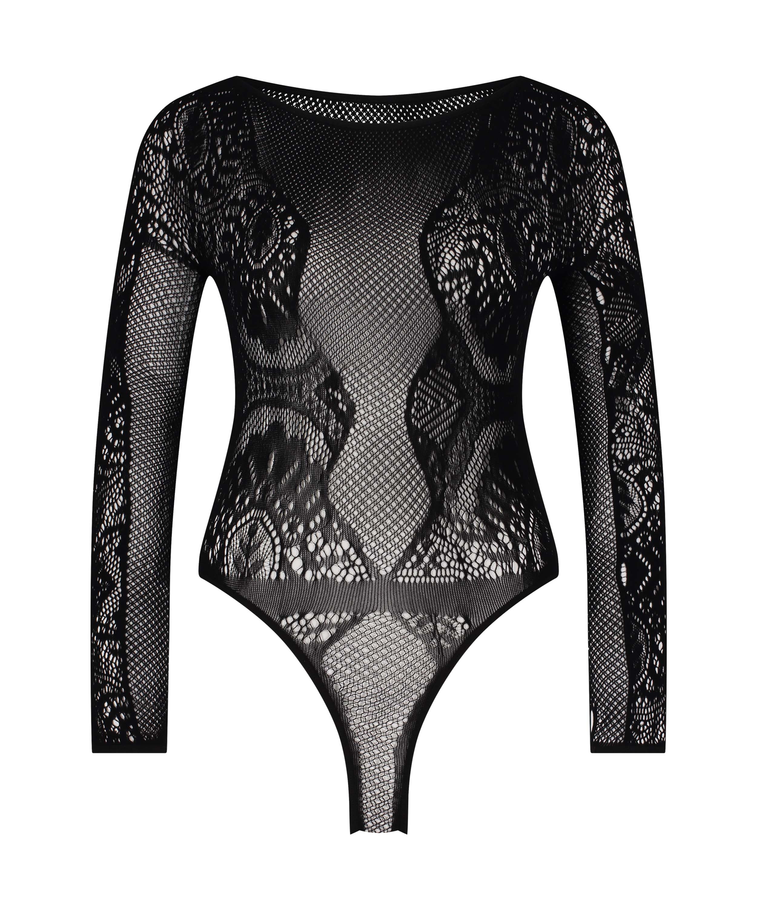 Body Scallop Floral, Noir, main