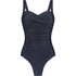 Maillot de bain Shaping Scallop, Bleu
