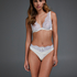 Soutien-gorge à armatures non-préformé Allegra, Blanc