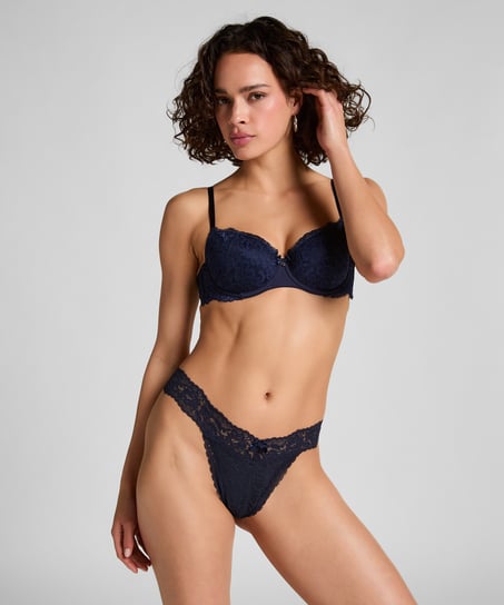 String extra bas Madison, Bleu