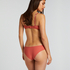 Slip brésilien invisible Stripe mesh, Rouge