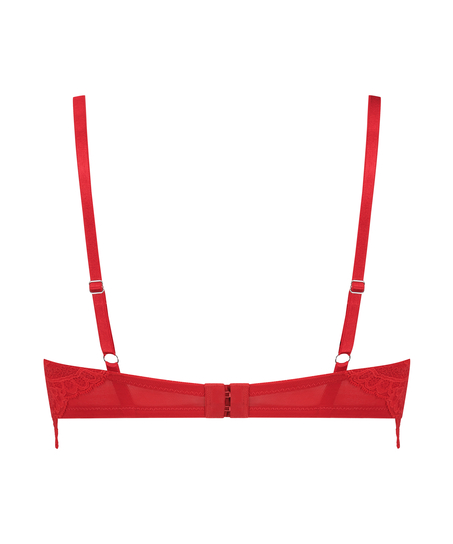 Soutien-gorge à armatures préformé longline Mariah, Rouge