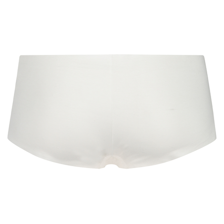 Boxer invisible en coton, Blanc