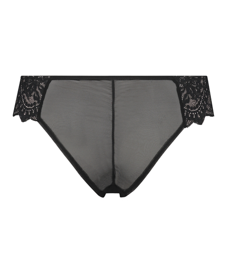 Slip br&eacute;silien Oceana Rebecca Mir, Noir