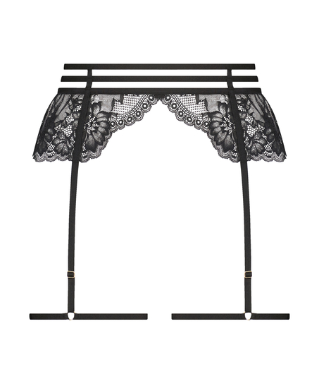 Porte-jarretelles Roxanne, Noir