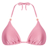 Haut de bikini triangle Kallua, Rose