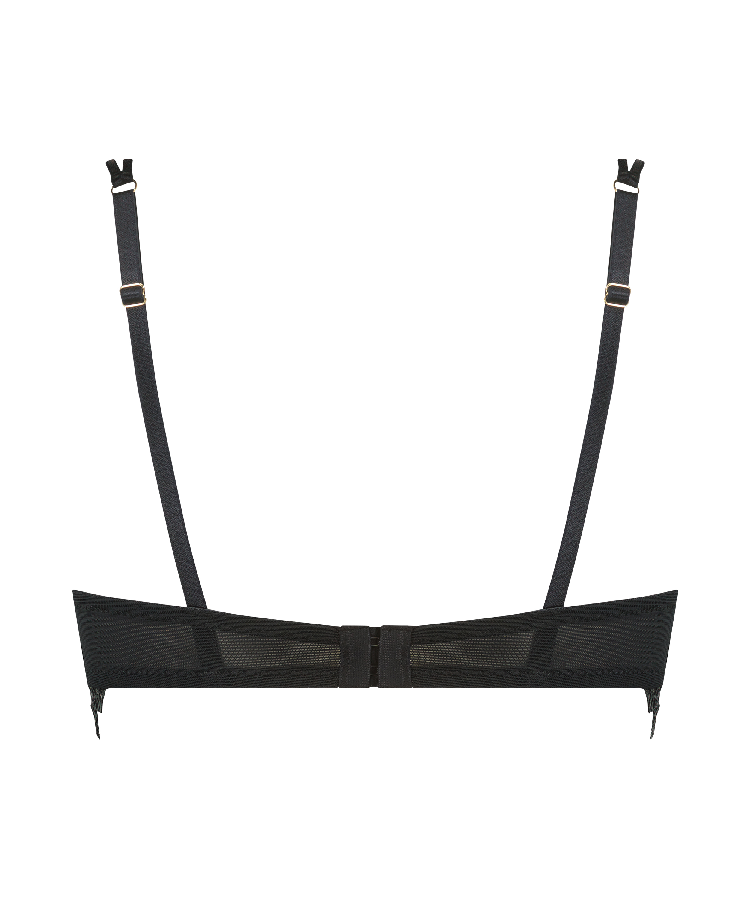 Soutien-gorge bustier non rembourré à armatures Mila, Noir, main