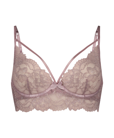 Soutien-gorge longline à armatures non préformé Meghan, Violet