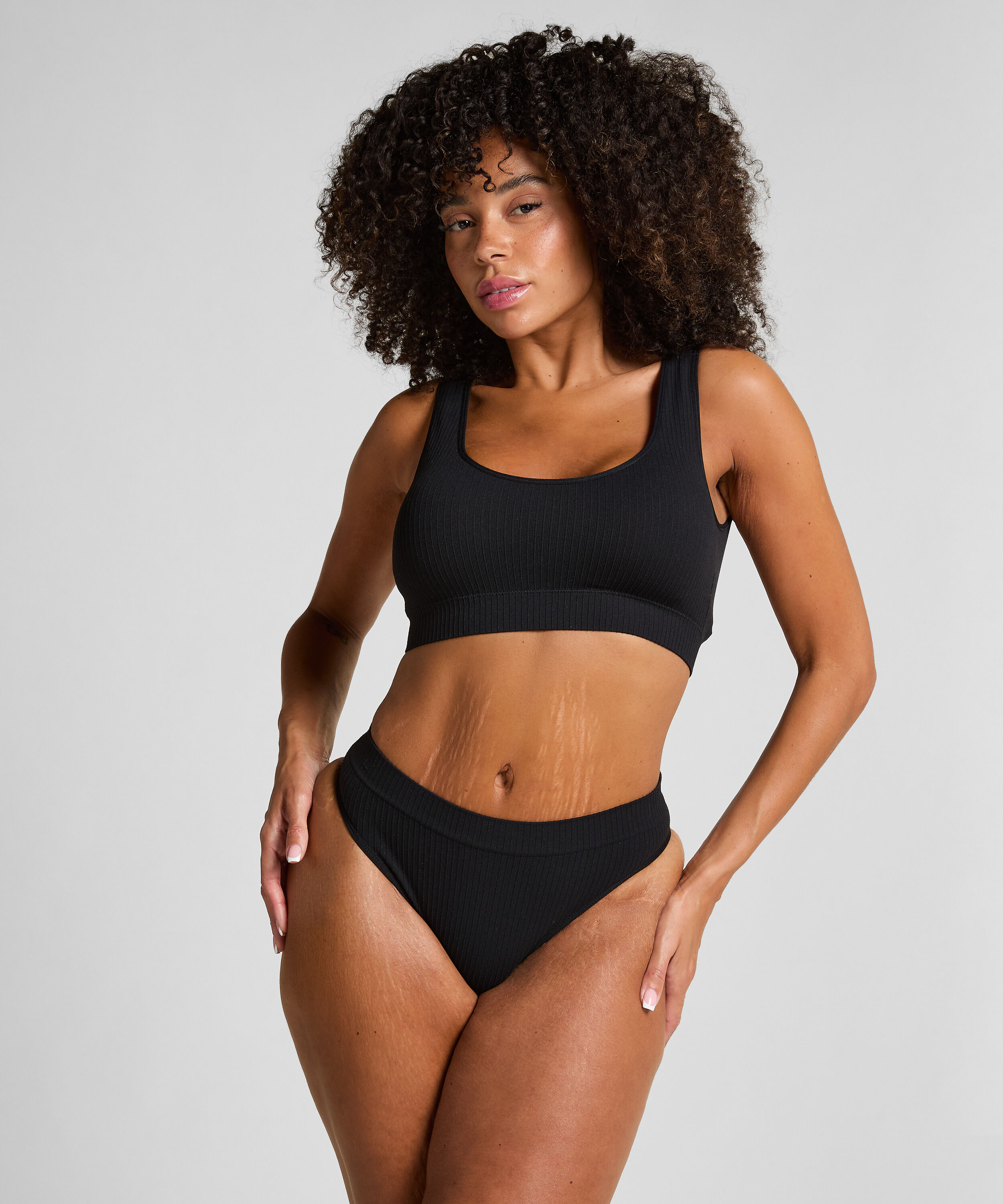 Slip brésilien Dianne, Noir Slip brésilien Dianne, Noir