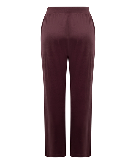 Pantalon de pyjama velours, Rouge