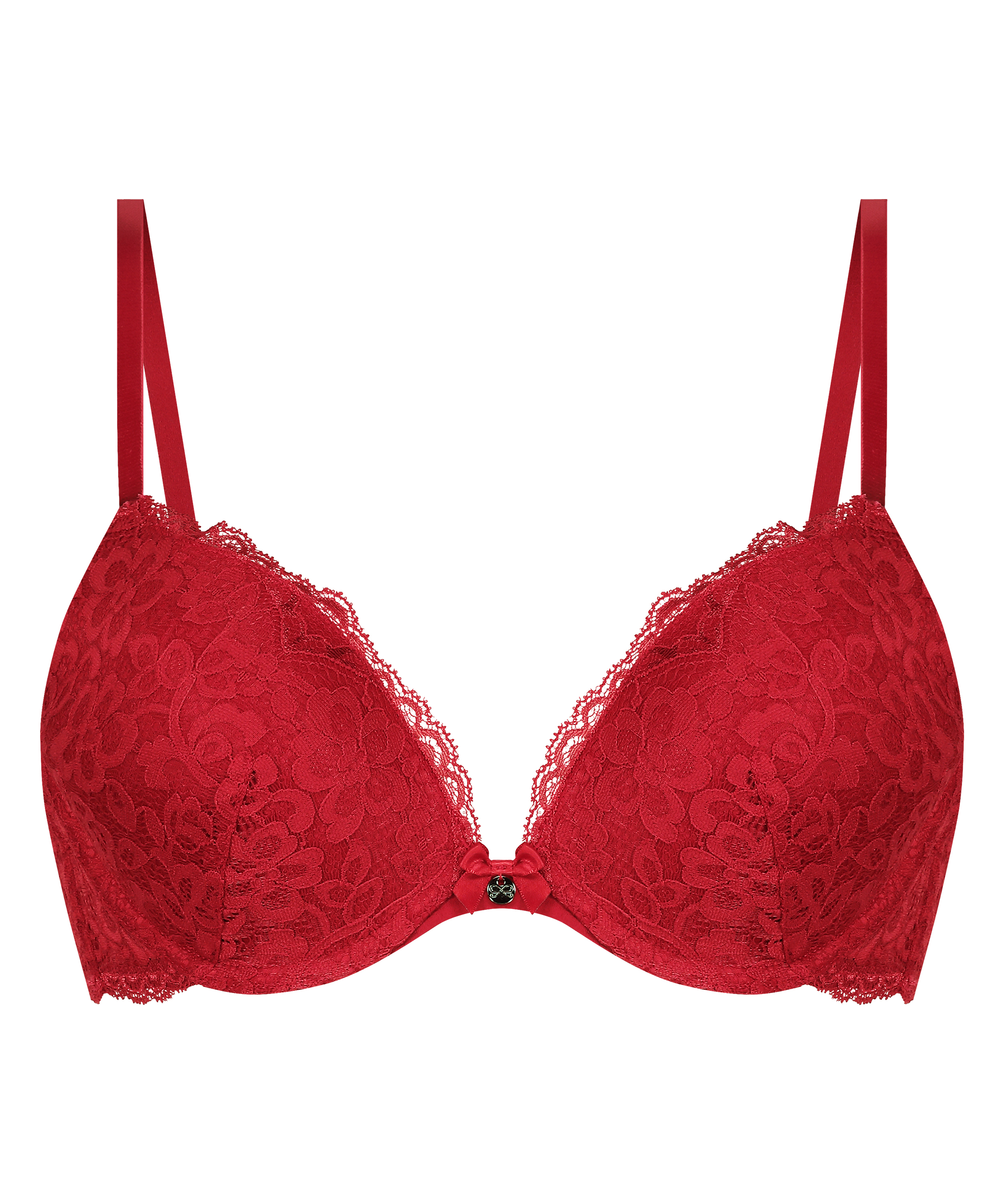 Soutien-gorge à armatures préformé push-up Marine, Rouge, main
