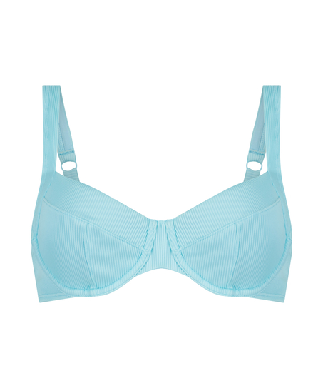 Haut de bikini à armatures non préformé Texture, Noir