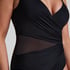 Maillot de bain Shaping Shell Mesh, Noir