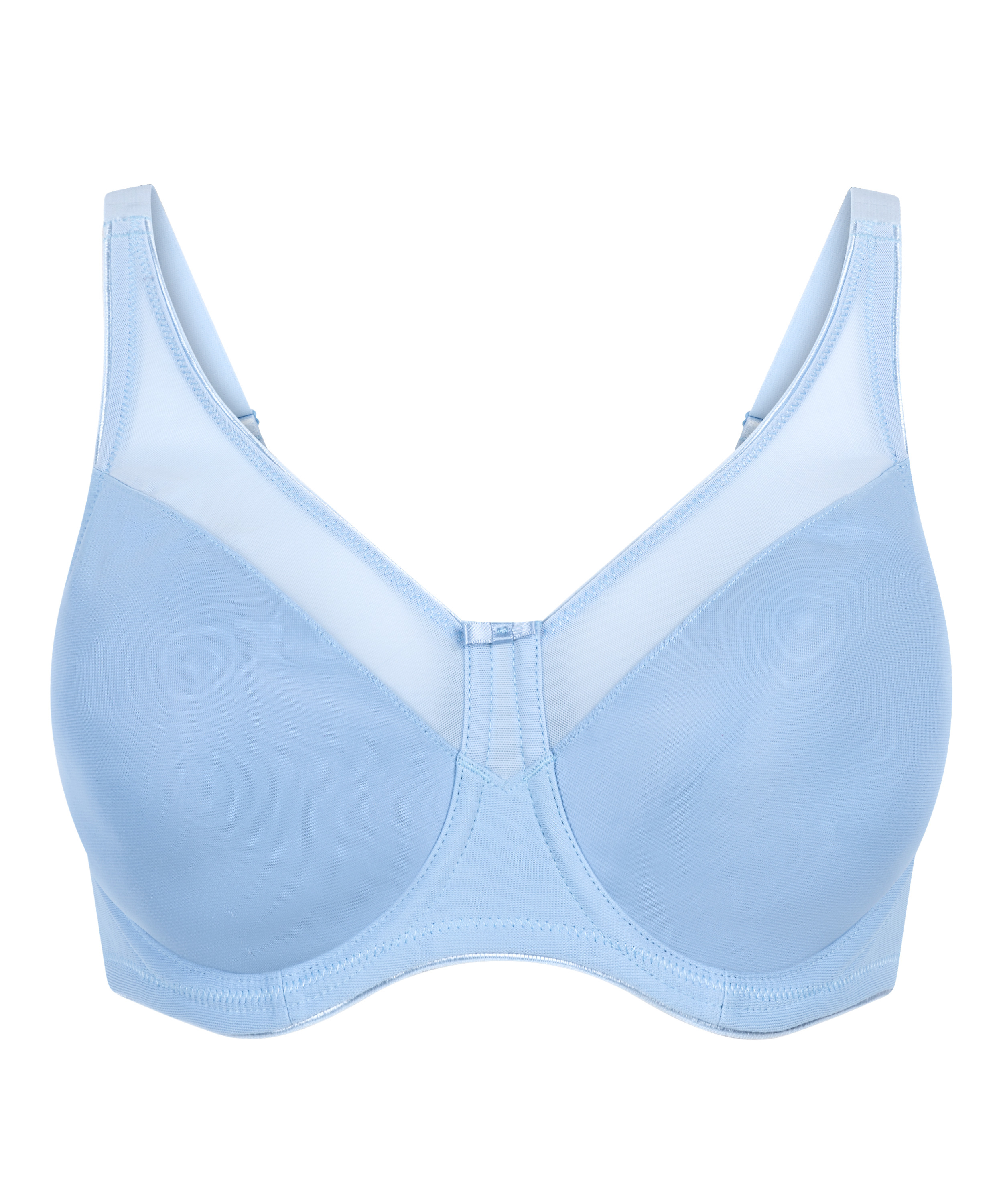 Soutien-gorge &agrave; armatures non-pr&eacute;form&eacute; minimiseur Nina, Bleu, main