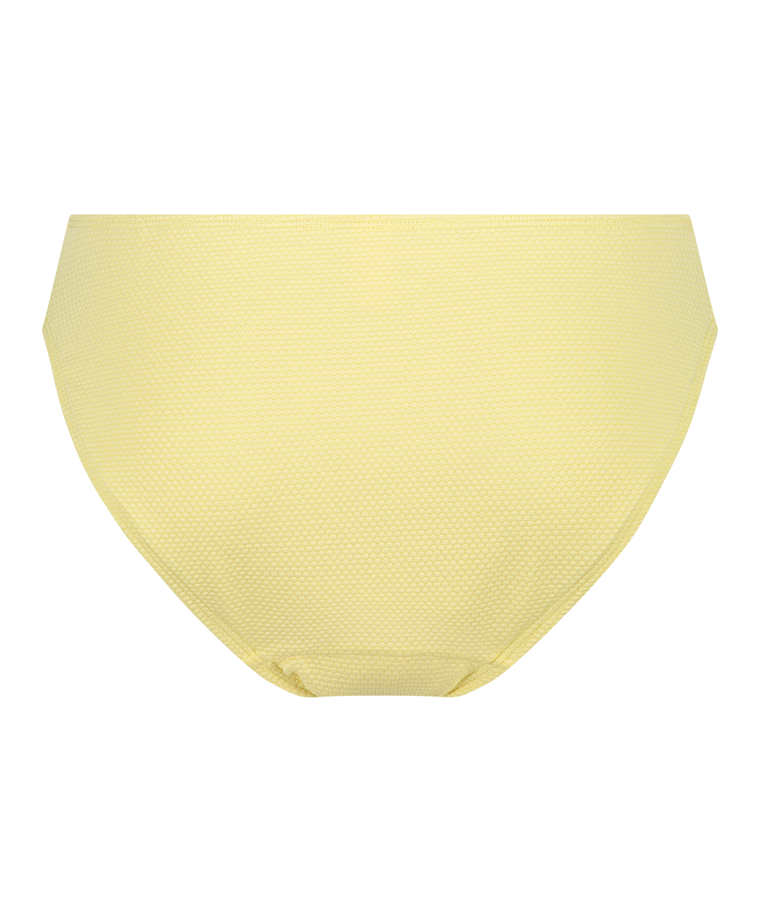 Slip de Bikini Rio Scallop, Jaune, main