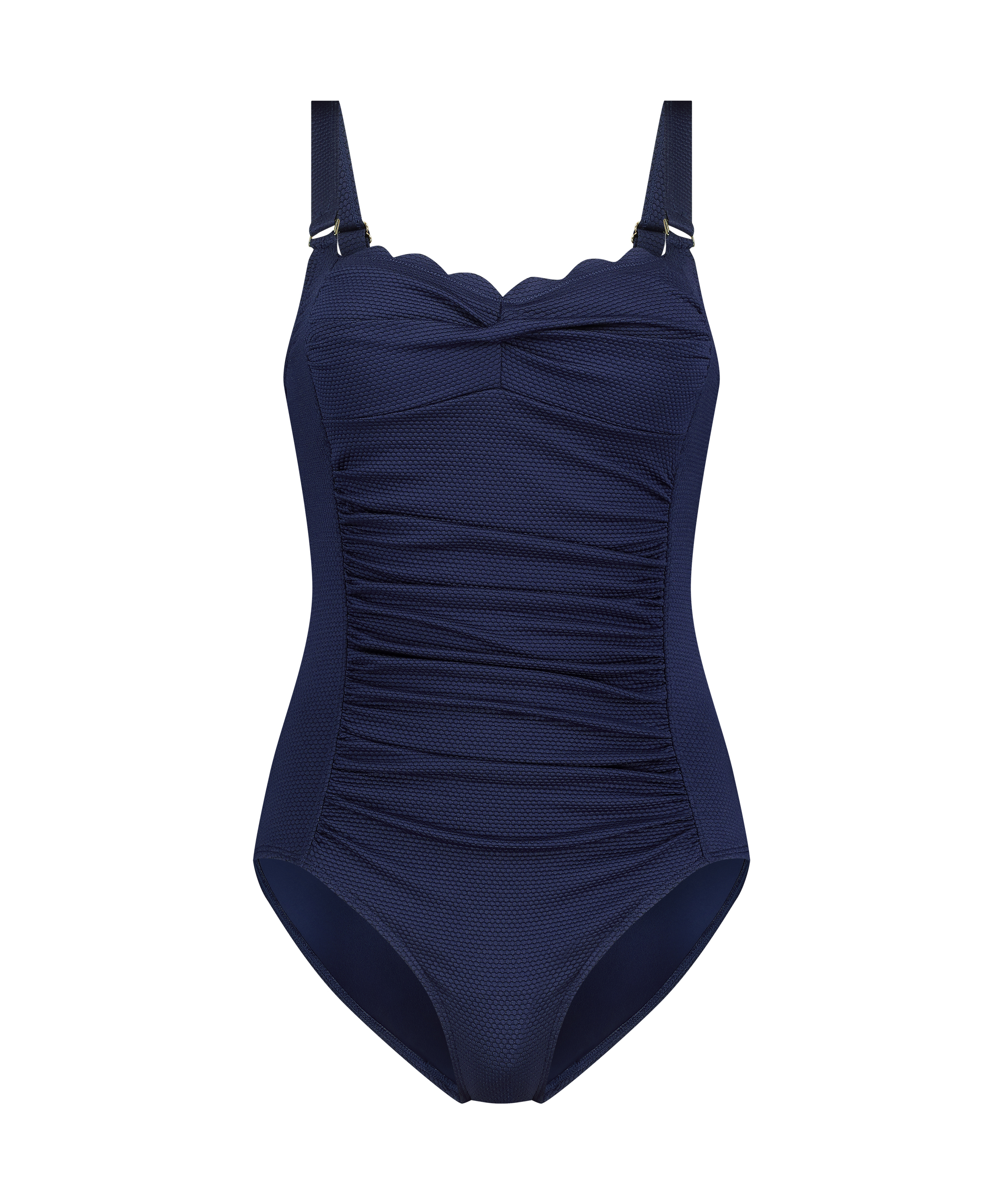 Maillot de bain Shaping Scallop, Bleu, main