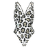 Maillot de bain Animal, Blanc