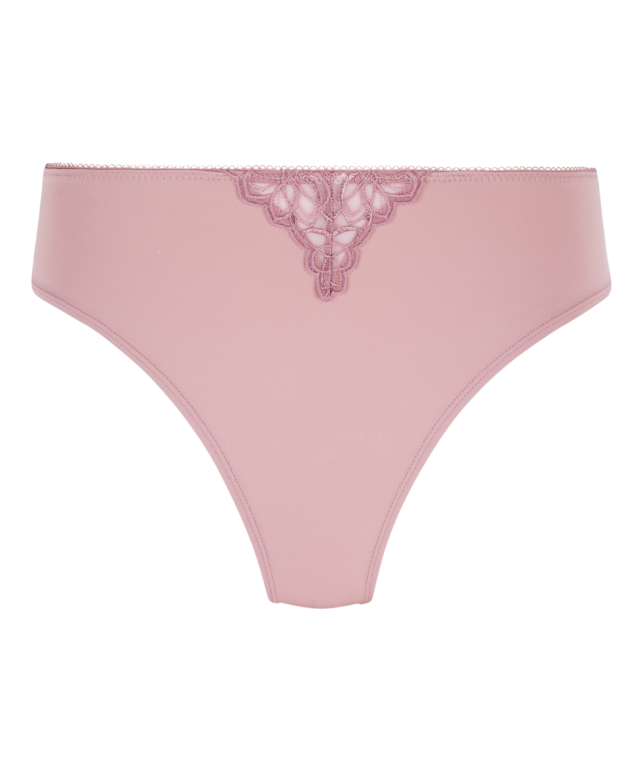 Slip brésilien Diva, Rose, main
