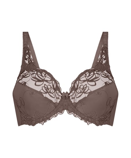 Soutien-gorge &agrave; armatures non-pr&eacute;form&eacute; Diva, Marron
