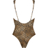 Maillot de bain Leopard, marron