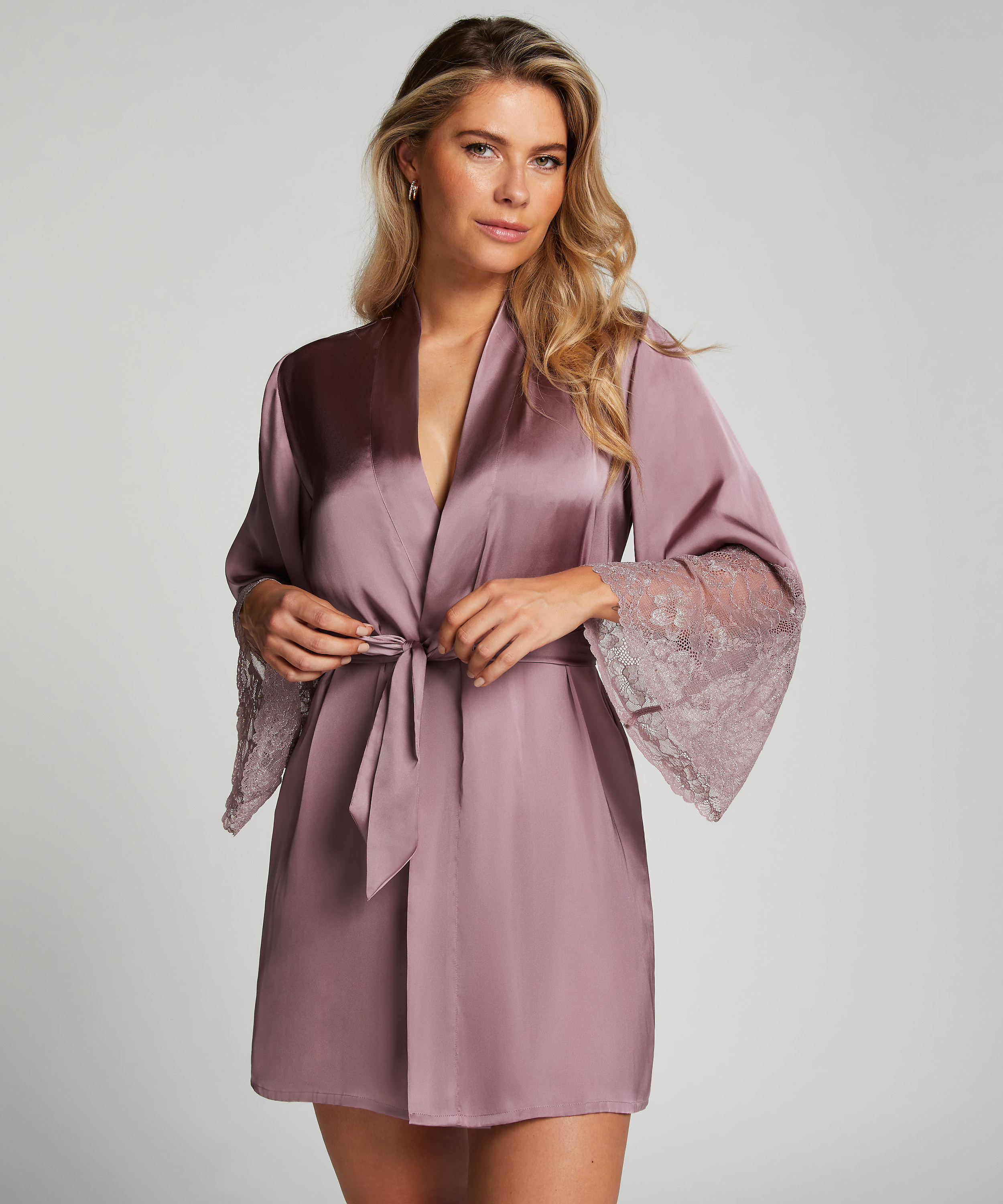 Kimono Satin, Violet, main