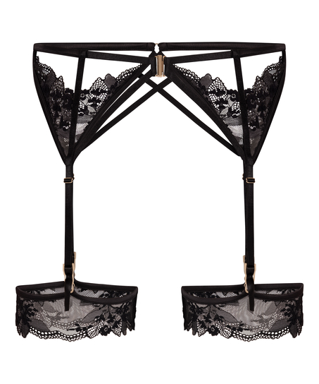 Porte-jarretelles Amari, Noir