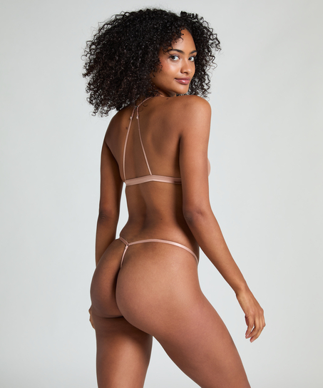 Brassière Free The Nipple, marron