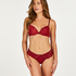 Soutien-gorge à armatures préformé Plunge, Rouge