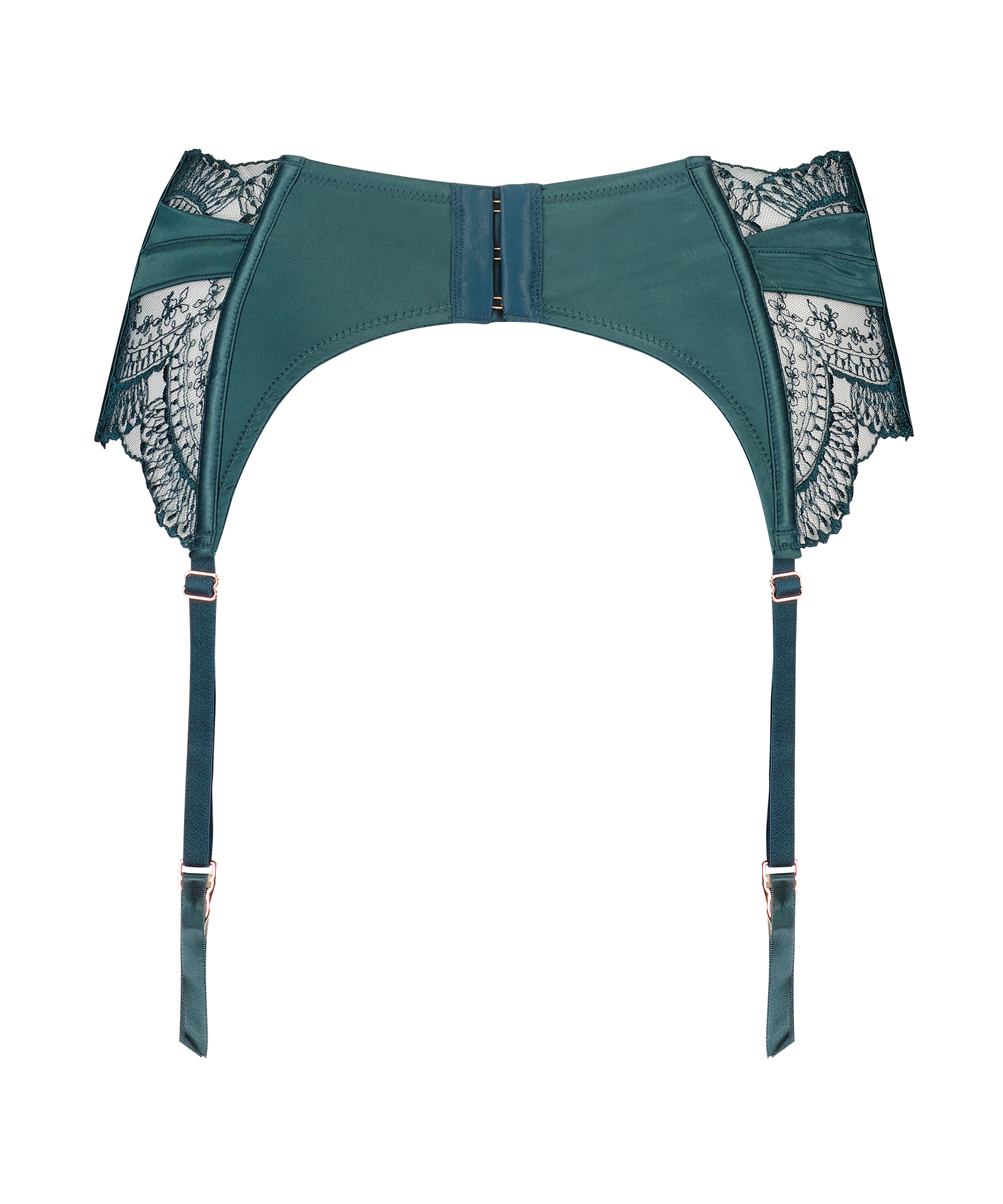 Guêpière Christine, Bleu, main