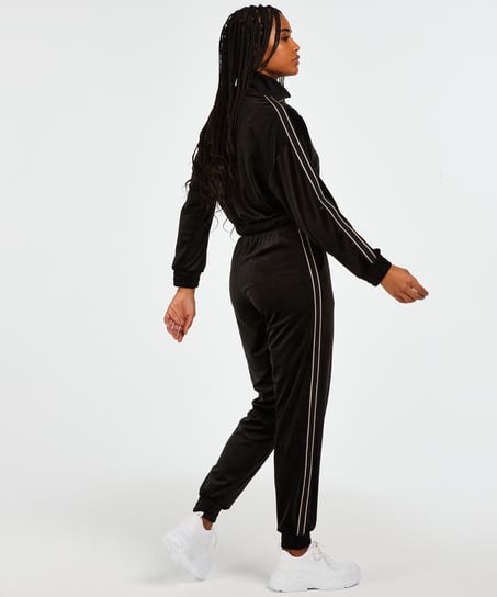 Pantalon de sport Velours HKMX, Noir