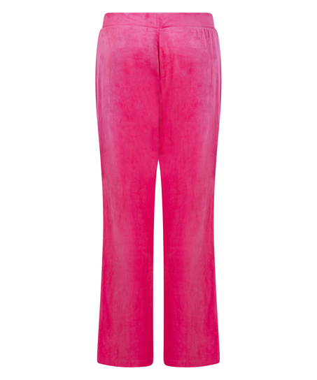 Pantalon de pyjama velours, Rose