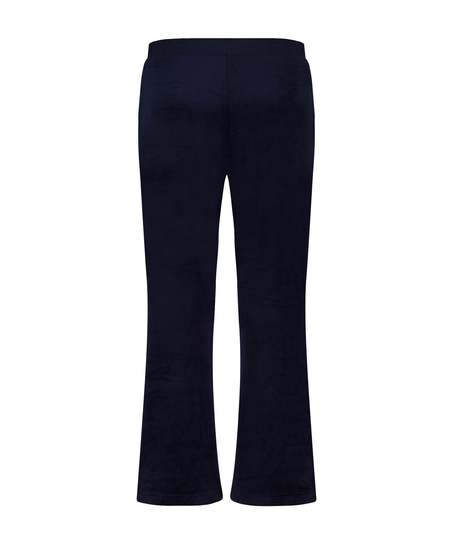 Pantalon de pyjama velours, Bleu