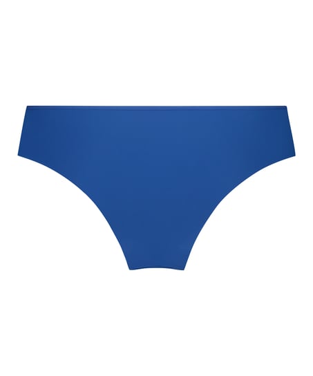 Slip brésilien Invisible Burned Out Stripe, Bleu