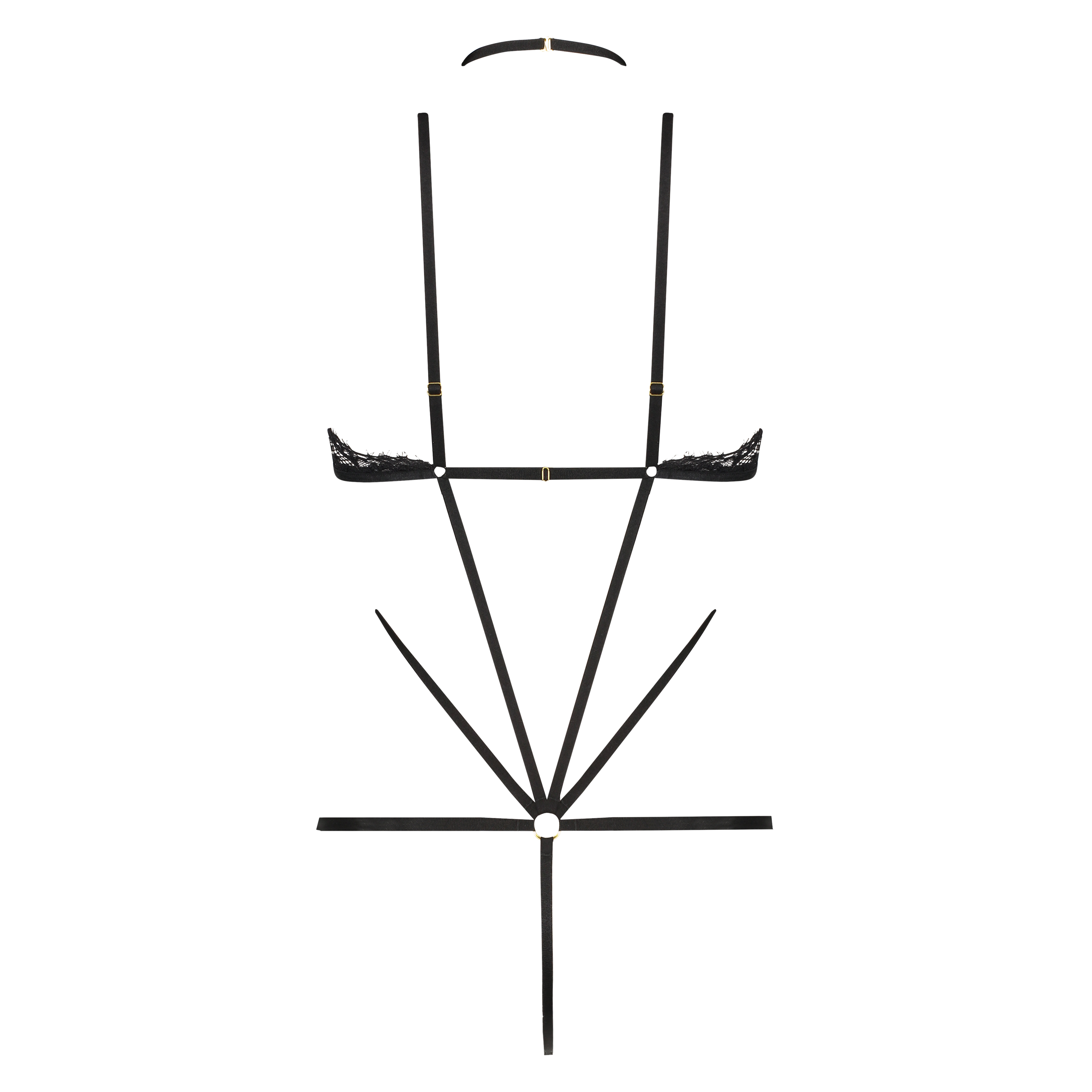 Body ouvert Stormy, Noir, main