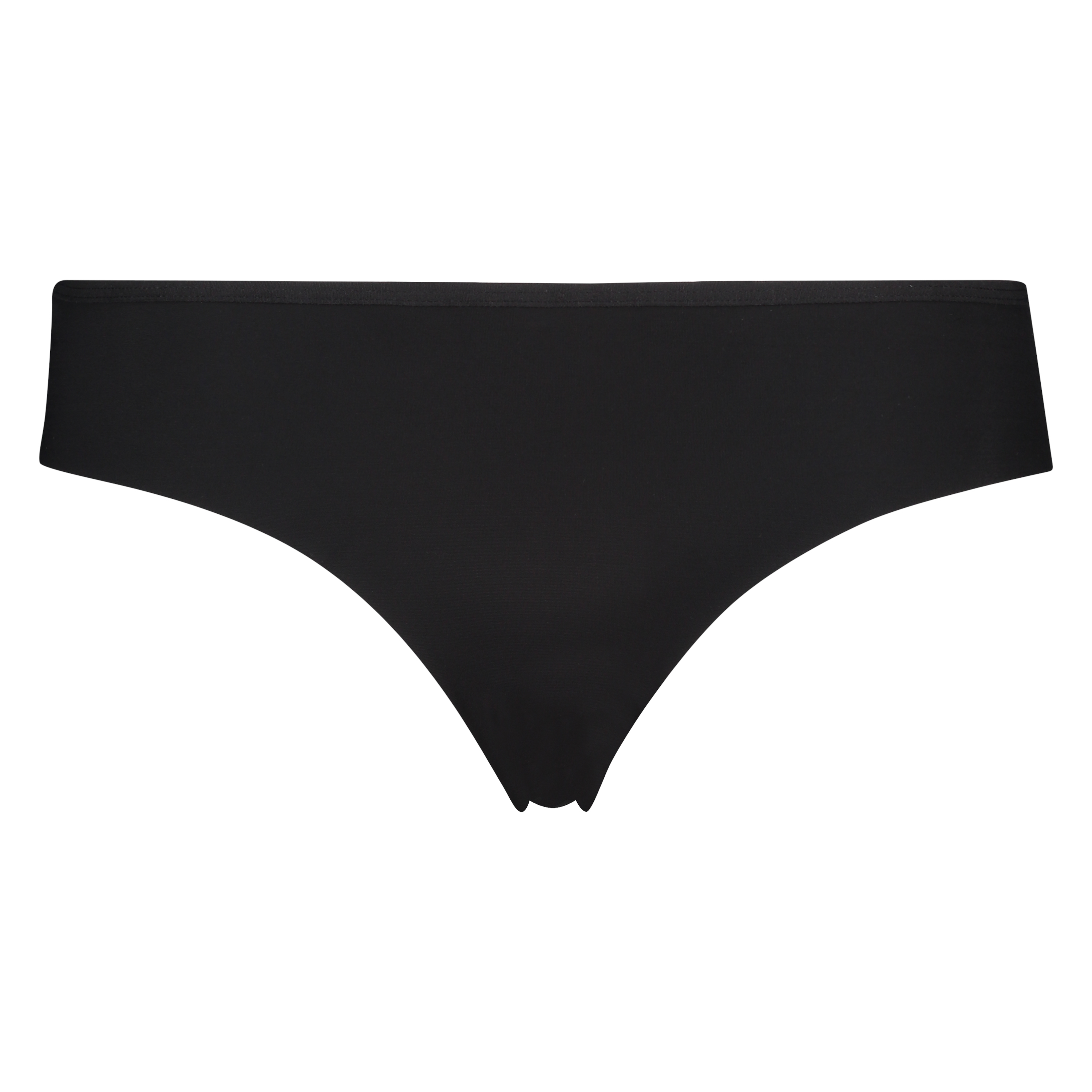 Slip br&eacute;silien Invisible Lace Back, Noir, main