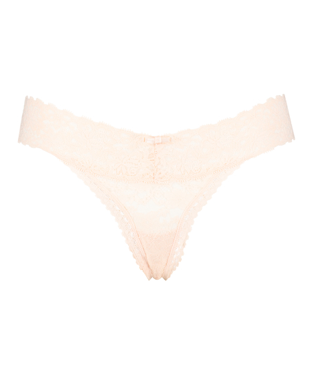 String en V taille extra basse, Rose