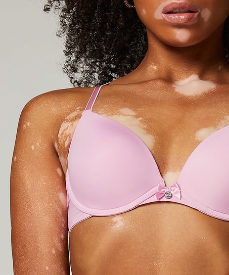 Soutien-gorge à armatures préformé Plunge, Rose