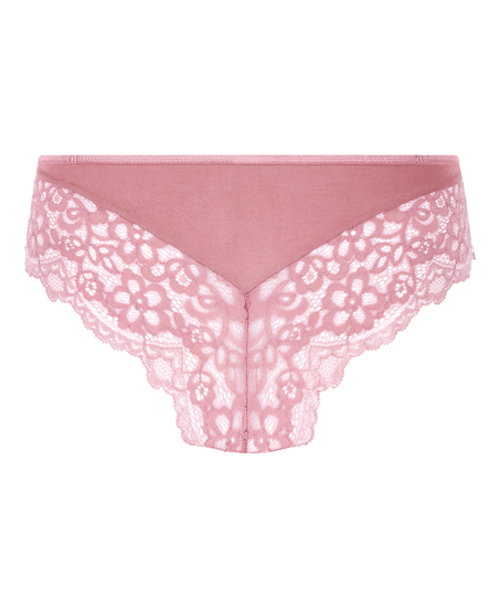 Slip brésilien Marine, Rose