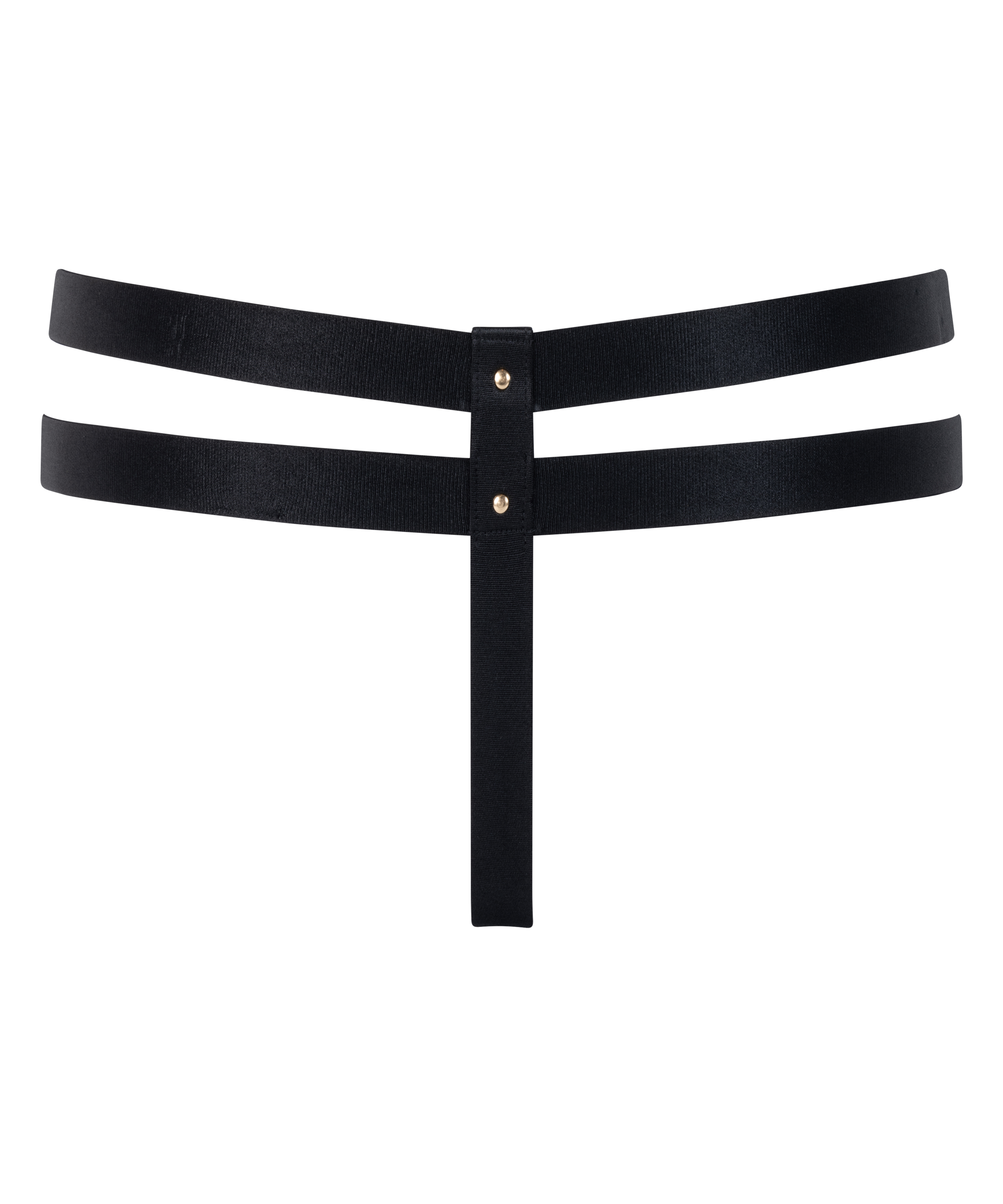 String ouvert à l’entrejambe Athena, Noir, main