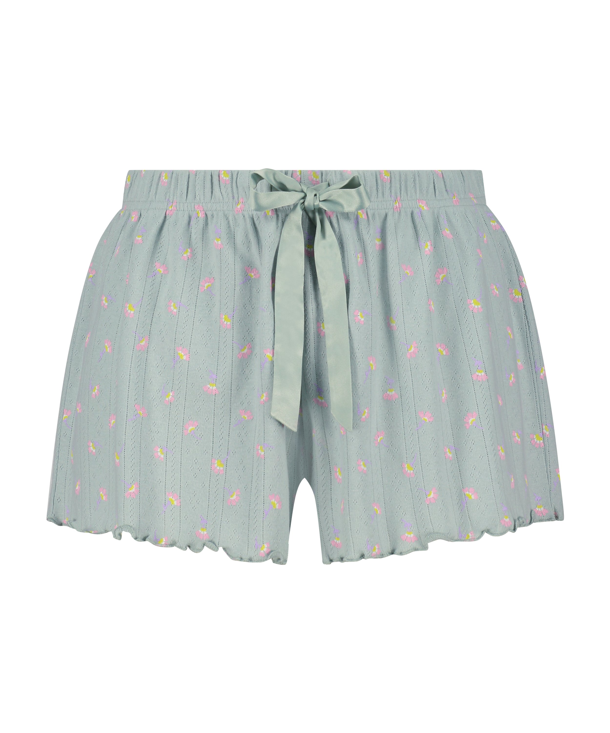 Short Coton, Vert, main