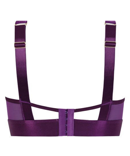 Soutien-gorge à armatures préformé longline Elsa, Violet