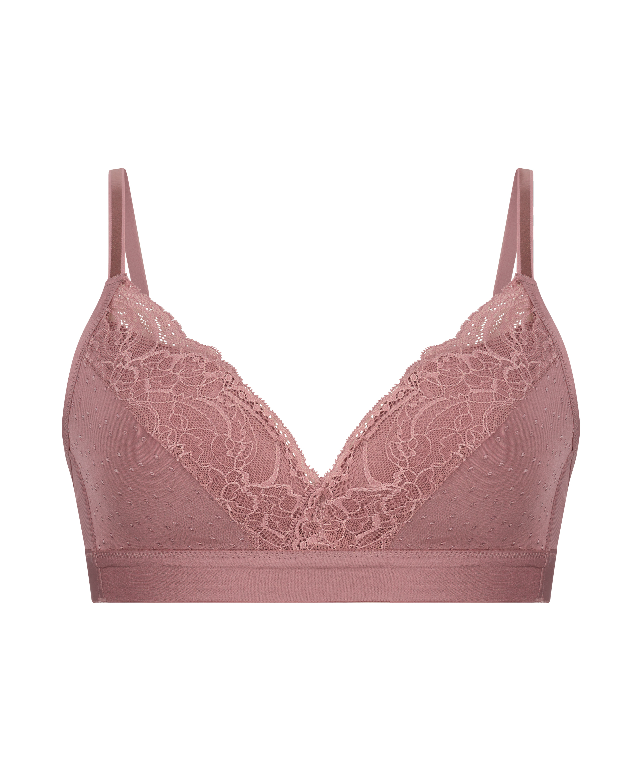 Soutien-gorge pr&eacute;form&eacute; sans armatures Sophie, Violet, main