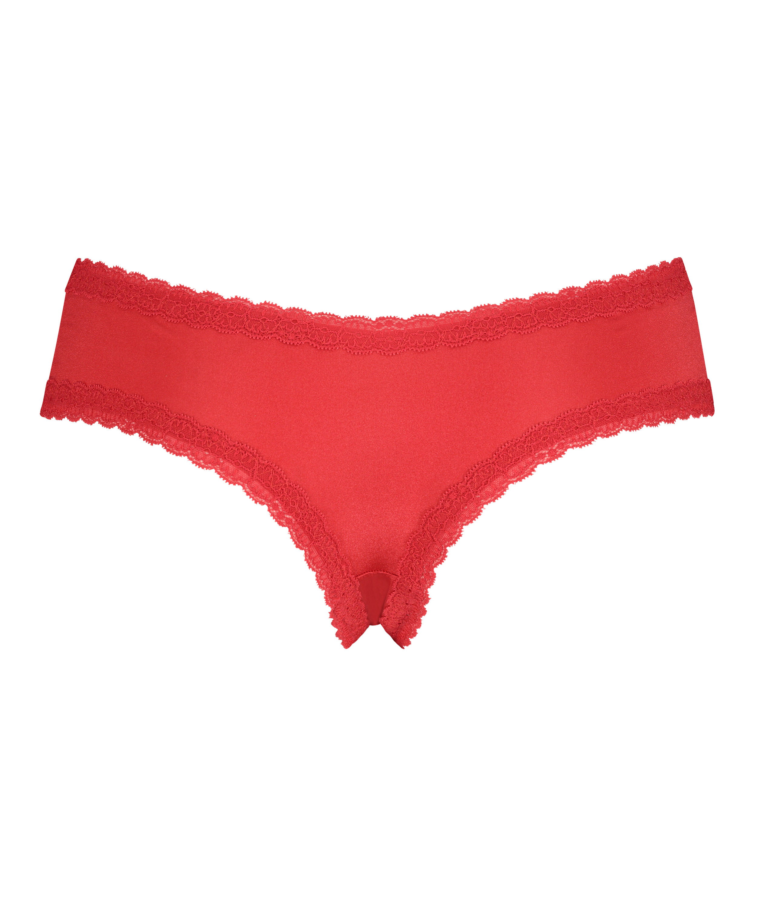 Slip brésilien v-shape Vixon, Rouge, main