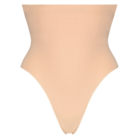 String raffermissant taille haute - Level 2, Beige