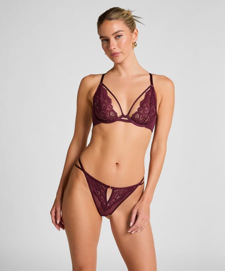 Soutien-gorge à armatures non-préformé Cinnamon, Rouge