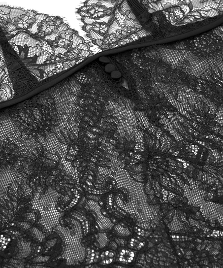 Camisole Lace Delphine, Noir