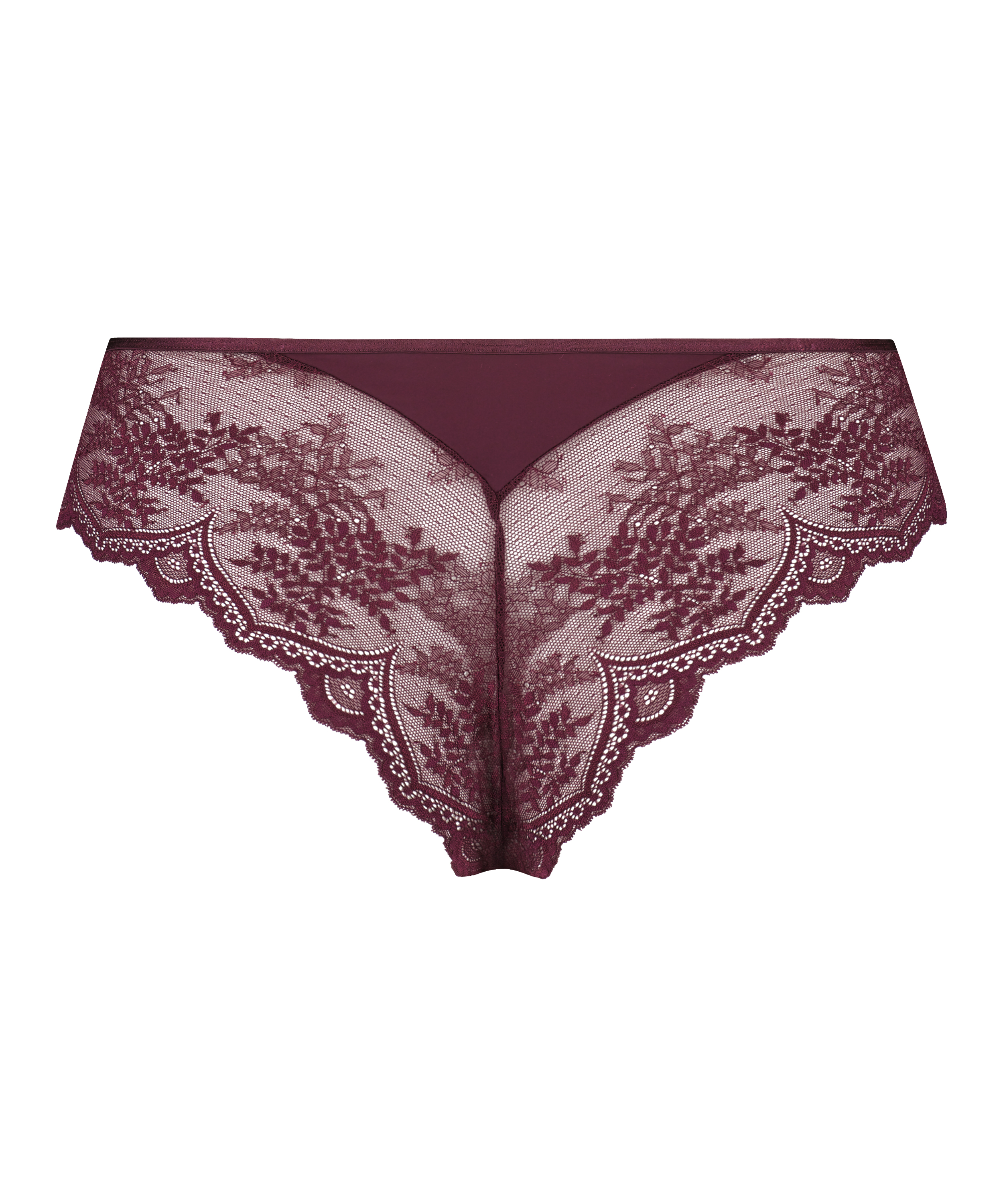 Slip brésilien échancré Heira Curvy, Violet, main
