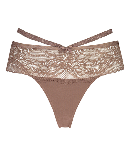 Boxer string Francesca, marron