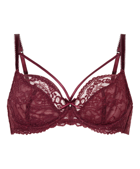 Soutien-gorge à armatures non-préformé Isadora, Rouge
